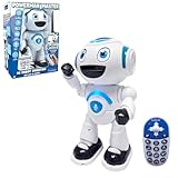 LEXIBOOK Powerman Master Interactivo Que Lee en la Mente Juguete para Niños Baila Juega Música Animal Quiz Stem Robot de Control Remoto Programable Junior