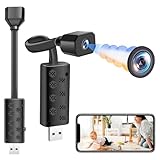 ZGSZ USB WiFi Cámara, Mini USB WiFi Cámara Espía HD 1080P para el Hogar de Vigilancia de Seguridad Cámara Niñera con Visión Nocturna y Detección de Movimiento