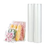 2 rollos 28x600 cm bolsas de vacio para alimentos - Sin BPA, resistentes al calor, ideales para Sous-Vide y conservación prolongada. Bolsas envasar al vacio alimentos para frescura máxima.