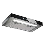 Dometic CK 500 Campana Extractora de Cocina (60 cm) 12V para Caravanas, Autocaravanas o Barcos, Tres Velocidades, Filtro Metálico Lavable y Bajo Mueble