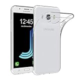 AICEK Funda Compatible Samsung Galaxy J5 2016, Transparente Silicona Fundas para Galaxy J5 2016 Carcasa Silicona Funda Case (5,2 Pulgadas)