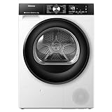 Hisense DH3S902BW3 - Secadora, 9 kg, Secado Auto Dry, Secado Rápido, Secado Anti Arrugas, Secado Allergy Care, Secado Anti Enredos, Estante de Secado, Blanco