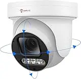 Anpviz 6MP PoE PTZ cámara al Aire Libre, Zoom óptico 5X, cámara de vigilancia IP con detección de Personas/Coches, 280 ° Pan, inclinación 90 °, Foco y Alarma Sonora, Ranura para Tarjeta SD, IP66