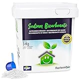 Nortembio Bicarbonato de Sodio Ecológico Sin Aluminio 3 Kg. Origen 100% Natural. Quitamanchas, Desodorizador y Blanqueante para Limpieza con e-Book Incluido.