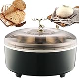 Máquina de Fermentación de Pan, Fermentador de Masa de 5 litros con Temperatura Ajustable de 20 a 55 ℃ y Sincronización, Caja de Fermentación Termostática Automática con Revestimiento de Acero Green