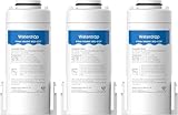 Waterdrop WD-EDF Filtros de repuesto para todas las jarras de filtro de agua instantáneas Waterdrop WD-ED01W, WD-ED01B, duran hasta 3 meses o 757 litros (paquete de 3)