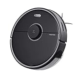 roborock S5 MAX - Robot de Limpieza y succión (Potencia de aspiración 2000 Pa, batería 150min, Polvo de 460ml, Agua de 290ml, 69dB, algoritmo de Ruta Adaptable, Control por App/Voz) Negro