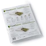 Bolsas FoodSaver de envasado al vacío reutilizables precortadas | Sin BPA | 32 bolsas de envasado al vacío precortadas (3,78 L)