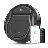 LEFANT Robot Aspirador, 2200Pa Potencia para Alfombra, 120 Minutos, Aspirador Robot pequeña de 7,8 cm de delgadez y 28 cm de diámetro, WiFi/App/Alexa, Ideal para pelos de Mascotas, M210P con Remoto