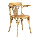 Biscottini Silla Thonet 77 x 42 x 45 cm | Sillas de madera maciza | Sillas de madera de cocina | Sillas vintage (madera en bruto)
