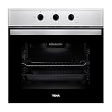 Teka HBB 535 - Horno Convencional de 60 cm con HydroCleanECO, 3 Funciones de Cocinado, Soportes Cromados, 5 Alturas de Cocinado, Color Acero Inoxidable