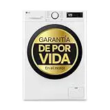 LG F4DR6010A0W - Lavadora Secadora Inteligente, 10/6kg, AI Direct Drive, 1400rpm, Carga Frontal, TurboWash 360º, Un 10% más eficiente que A(lavado) /D(secado), Vapor Steam, Serie 600, Blanco