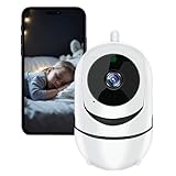 Cámara de Seguridad de Domo 1080p, 2.4 GHz, 360°, para Interiores, Bebés, Mascotas, Hogar y Familia, con Visión Nocturna, Audio Bidireccional, Notificaciones en Tiempo Real y Detección de Movimientos