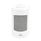 Jata JCTC1930 - Calefactor Eléctrico Cerámico Bajo Consumo 1200 W. Oscilante. Con Termostato Regulable. 2 Modos: 600-1200 W. Compacto: 13 x 13 x 23 cm. Máxima seguridad