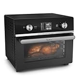 Moulinex Easy Fry Air Fryer Oven 20 L- Horno y freidora de aire, 20 L de capacidad, ahorra hasta un 70 % de energía, 10 programas automáticos, tecnología Extra Crisp, pantalla digital, negra, AL6058