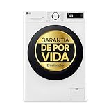 LG F4WR6010A1W - Lavadora Inteligente, 10kg, AI Direct Drive, 1400rpm, Carga Frontal, Clasificación A, TurboWash 360º, Vapor Steam, Serie 600, Blanco