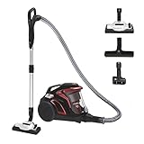 Hoover Aspiradora de Trineo Especial Alergias, Sin Bolsa, 850W, Filtro HEPA 13, Ciclónico, Depósito 2L, Cable 6m - HP700