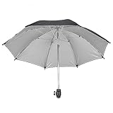 Paraguas para cámara réflex digital con cabeza esférica, multiángulo, ajustable, protector de lluvia, paraguas para transmisión en vivo, universal, cubierta de zapata caliente, accesorio de fotografía