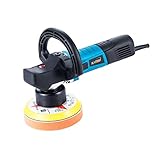 Pulidora Coche, KATSU 850W 150mm Pulidora Orbital de Doble Acción, 6 Velocidades Variables, Máquina de Encerado Pulidora Eléctrica con Almohadilla de Espuma 100371E