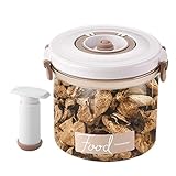 Set De Envases Al Vacío, Recipientes Para Sellar Al Vacío, Recipiente De Almacenamiento De Alimentos Con Bomba De Aire Manual, Organizador De Almacenamiento Hermético Impermeable
