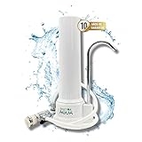 DOCTOR AGUA Filtro de Agua HCP Ultra Purify con Zeolita Ecológico sobre Encimera 300L/H - Bactericida y Antiviral Elimina 99,99% Impurezas - Conserva Sales Minerales del Agua - 10 Años Garantía