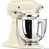 KitchenAid Robot de cocina Artisan de 4,8 l, color crema