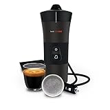 Handpresso – Cafetera 12v Handcoffee Auto 21000 | cafetera 12v para coche - funciona con monodosis de café Senseo|cafetera portatil viaje - cafetera para coche - para camping-car - cafetera 12v camper