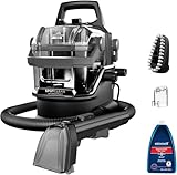 BISSELL SpotClean HydroSteam, Aspiradora de Agua Tapiceria, Lava Aspiradora con Tecnología HydroSteam, Modo de Vaporeta, Limpiador para Alfombras, Tapiceria, Sofa y Más, Motor Potente de 1000W, 3689N