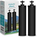 Cartuchos de Filtro de Agua para Filtros de Gravedad Berkey - Cartuchos de Carbón Activo para Sistema de Filtración de Agua - Berkey Water Filter - Paquete de 2