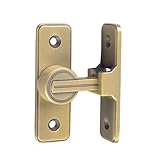 Betensh Pestillo Puerta Corredera Cerradura Pestillo para Puerta Corredera Interior 90 Grados Cerrojo y Pestillo para Habitaciones Cuartos de Baño Puertas Correderas,Bronce