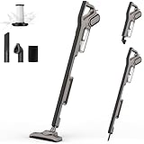 Deerma DX700S Aspiradora con Cable 2 en 1, 15KPa, Filtro HEPA Lavable, Rotación de 180°, Ligera y Sin Bolsa, Ideal para Suelos Duros, Pelo de Mascotas y Coches