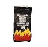 Carbón Vegetal para Barbacoa Saco de 3 kg, Carbón Natural para Parrillas de Barbacoa, Ideales para Barbacoas, Parrillas y Asados, Restaurantes,Hogar,Aire Libre, Churraqueria,