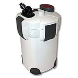 SunSun HW-302 Filtro Externo para acuarios 1000 l/h 18 W Filtro de cámara de 3 etapas con Material filtrante Incluido