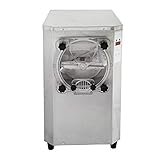 sjdoPulse Máquina para Hacer Helados Comerciales De 22L/H, Máquina para Hacer Helados Duros, Pantalla LCD Digital De 1500W, Máquina para Hacer Helados De Acero Inoxidable, 1 Sabor