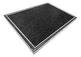 Placa de piedra volcánica aceitar – refractaria del Etna para horno eléctrico y gas, barbacoa, parrilla para pizza y carne – Medidas a elegir (60 x 40 cm3)