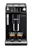 De'longhi Autentica - Cafetera Superautomática para Espresso y Cappuccino, 2 Tazas, Depósito de Agua de 1.3 L, Molinillo de Café Silencioso, Sistema de Auto-apagado, 1450 W, ETAM 29.510.B, Negro