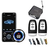 De Alarma para Automóvil con Arranque Remoto, De Entrada Pasiva Sin Llave, Control De TeléfononMóvil, Inteligente Antirrobo para Automóvil, Alarma Remota para Automóviles, Incl