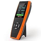 Temtop LKC-1000S+2ND Detector de Calidad del Aire Detector de Calidad del Aire Monitor de Formaldehído para Interiores y Exteriores HCHO / PM2.5 / PM10 / TVOC