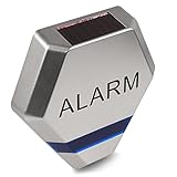 Sirena de Alarma Falsa simulada Diodos LED Intermitentes Panel Solar Vigilancia