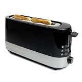 Korona 21305 Tostadora 2 rebanadas | Ranura | Caja extra estrecha | Ahorro de espacio | Grado de tostado ajustable continuamente | Descongelación | Asado | Calentamiento | 850 vatios | Accesorio chign