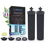 UobaFil_Filtro para sistemas berkey filtro de agua por gravedad, compatible con las series Berkey (Travel, Big, Royal, Imperial, Crown), Black Berkey filtro, capacidad 5L a 8,5 l