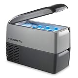 Dometic CoolFreeze CDF 26 - Nevera portátil de compresor, conexiones 12 / 24 / 230 V, clasificación energética A++, capacidad de enfriamiento de +10°C a -18°C, Gris Claro/Oscuro, 21.5 litros