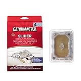 Catchmaster Monitor de prevención de chinches y antichinches único, remedio Biodegradable contra chinches, 4 Unidades, 7 cm x 5 cm