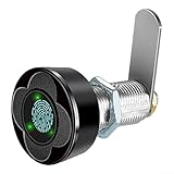Cerradura de seguridad inteligente con huellas dactilares para cajón con características inteligentes para mantener tus artículos seguros en todo momento (30 mm, negro)