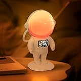 ORIA Despertador Infantil con Luz Nocturna, Simulador de Amanecer Despertador para Niños con 21 Sonidos Blancos, 22 Colores, Alarma Dual, Altavoz Bluetooth para Adultos y Niños