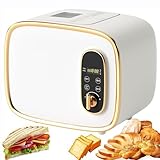Panificadora Inteligente de 600 g con Amasado y fermentación automáticos, 13 menús preestablecidos, Reserva de 15 h, función de Mantener Caliente de 1 h, panificadora sin Gluten