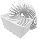 Utiz Kit de manguera de ventilación y caja de condensador interno universal eficaz para interiores Hotpoint Creda White Knight