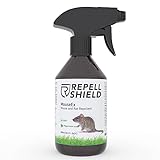 RepellShield Spray Ahuyentador de Ratas y Ratones Organico con Aceite Esencial Menta, 250ml - Repelente Ratones para Exterior e Interior - Alternativa Eco a Trampa Ratones y a Veneno para Ratas