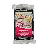 FunCakes Pasta De Azúcar Negro, 250 Gramo