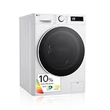 LG F4DR6010A0W - Lavadora Secadora Inteligente, 10/6kg, AI Direct Drive, 1400rpm, Carga Frontal, TurboWash 360º, Un 10% más eficiente que A(lavado) /D(secado), Vapor Steam, Serie 600, Blanco